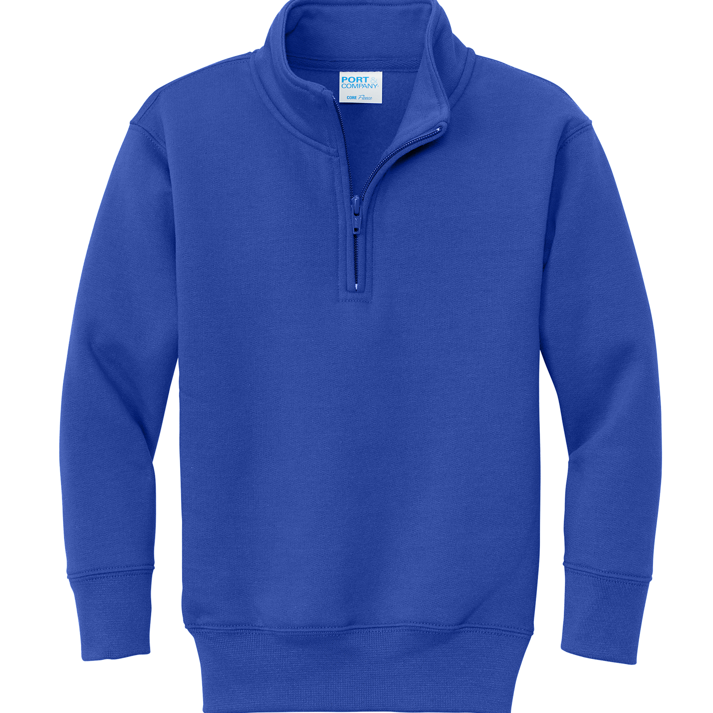 Port & Co™ Youth Core Fleece 1/4-Zip Pullover Sweatshirt
