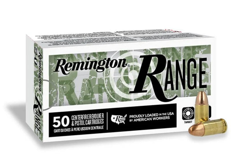 Remington Range, 9mm Luger, 115 Grain, Full Metal Jacket