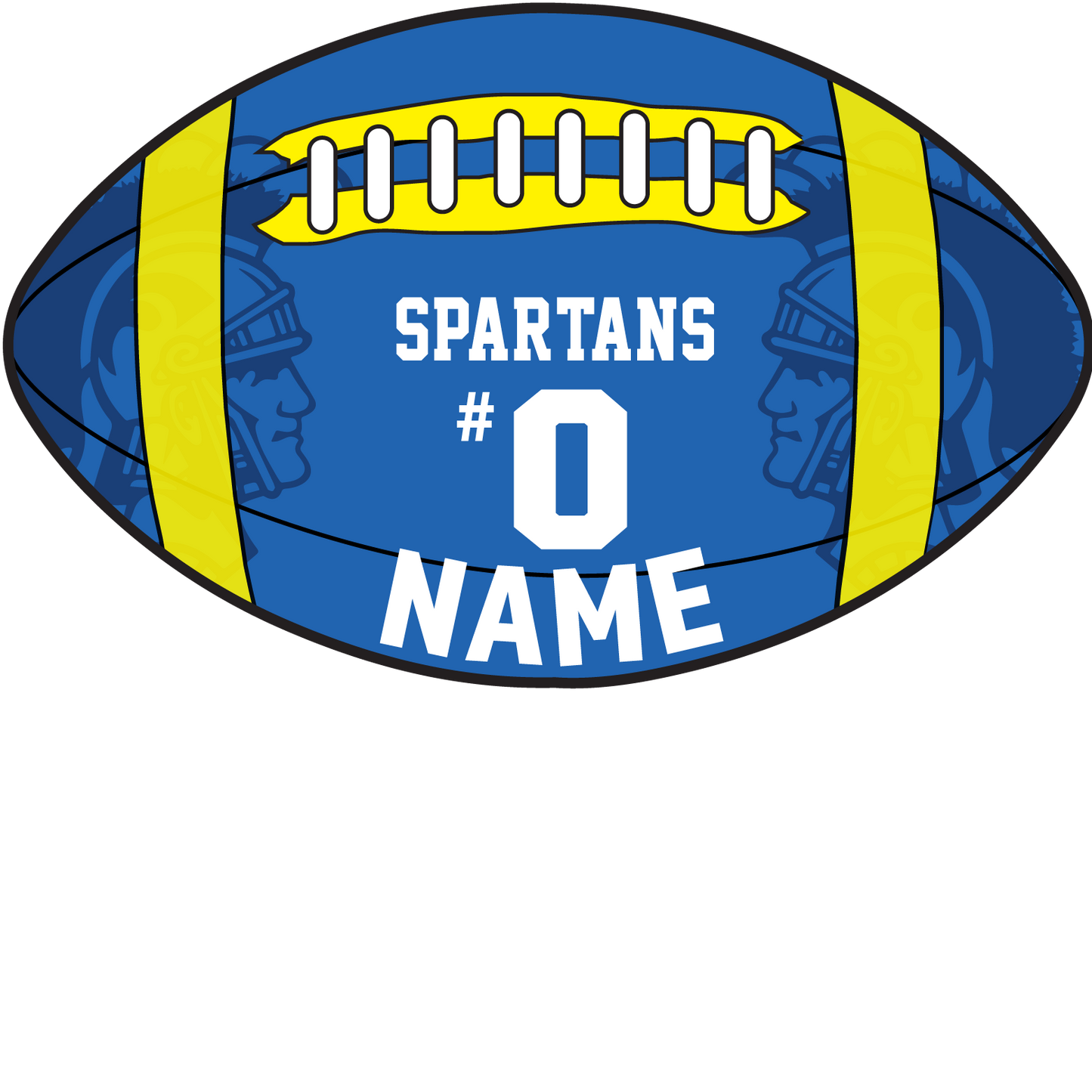 Football Yard Sign