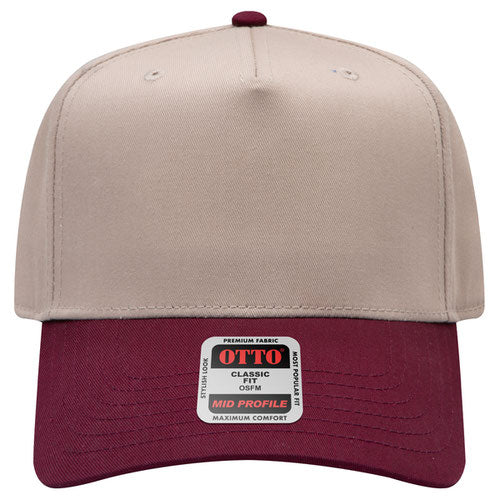 OTTO CAP® 5 Panel Mid Profile Baseball Cap