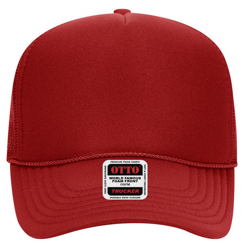 OTTO CAP® 5 Panel Mid Profile Mesh Back Trucker Hat