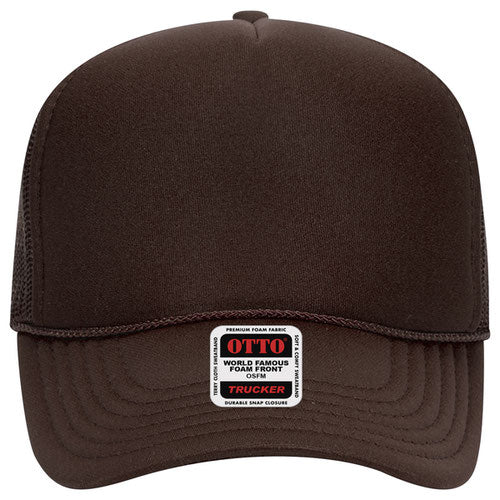 OTTO CAP® 5 Panel Mid Profile Mesh Back Trucker Hat