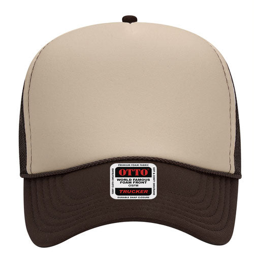 OTTO CAP® 5 Panel Mid Profile Mesh Back Trucker Hat