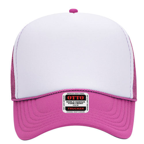 OTTO CAP® 5 Panel Mid Profile Mesh Back Trucker Hat