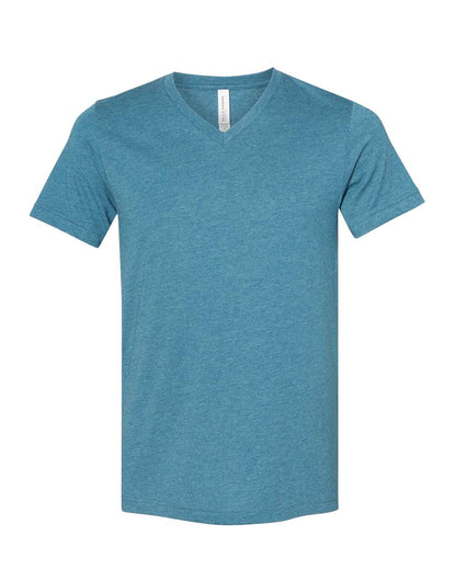 Copy of BELLA + CANVAS - Heather CVC V-Neck Tee