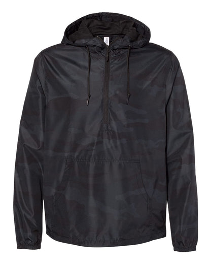 Independent Trading Co. - Lightweight Quarter-Zip Windbreaker Pullover Jacket