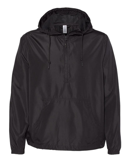 Independent Trading Co. - Lightweight Quarter-Zip Windbreaker Pullover Jacket