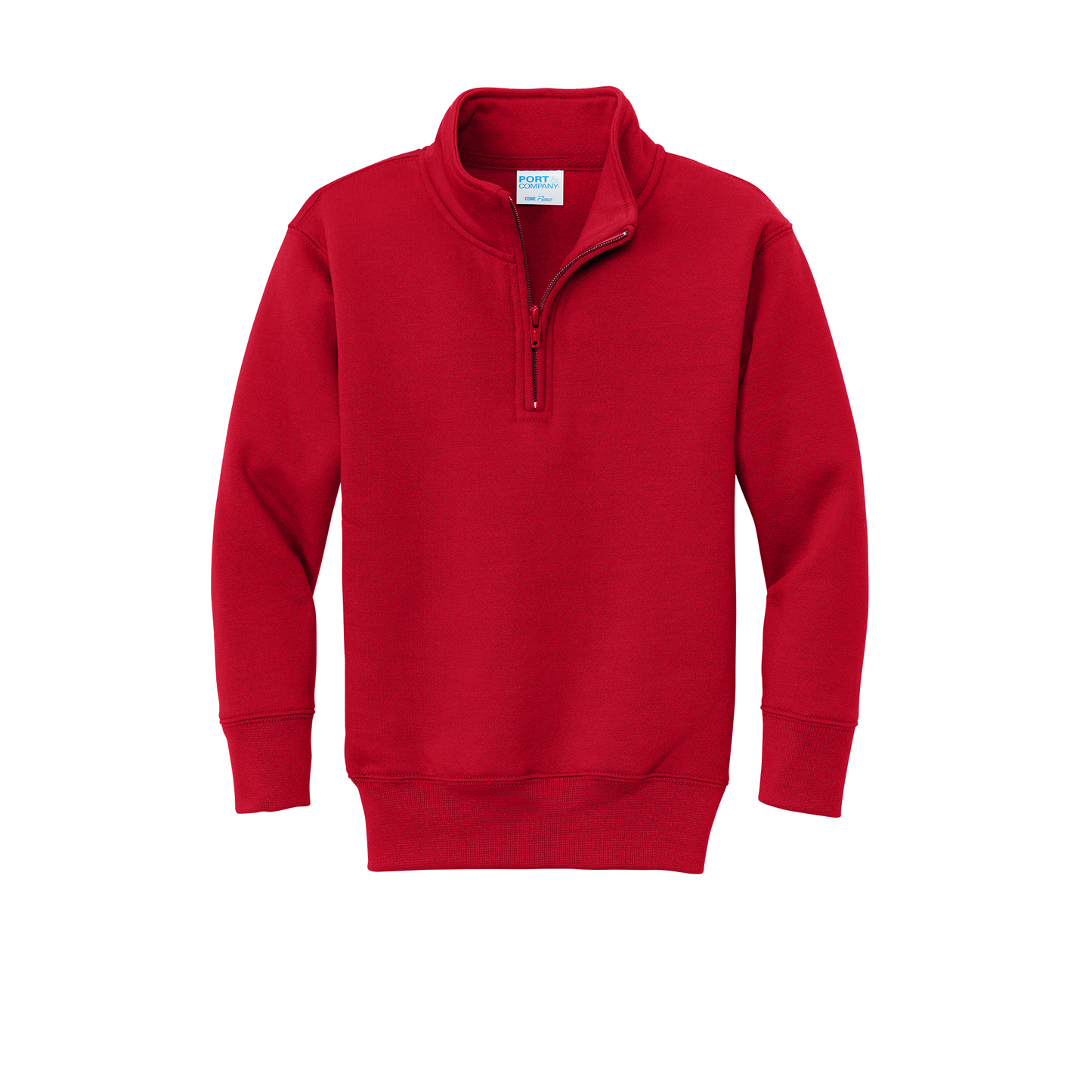 Port & Co™ Youth Core Fleece 1/4-Zip Pullover Sweatshirt