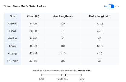Sporti Comfort Fleece-Lined Swim Parka