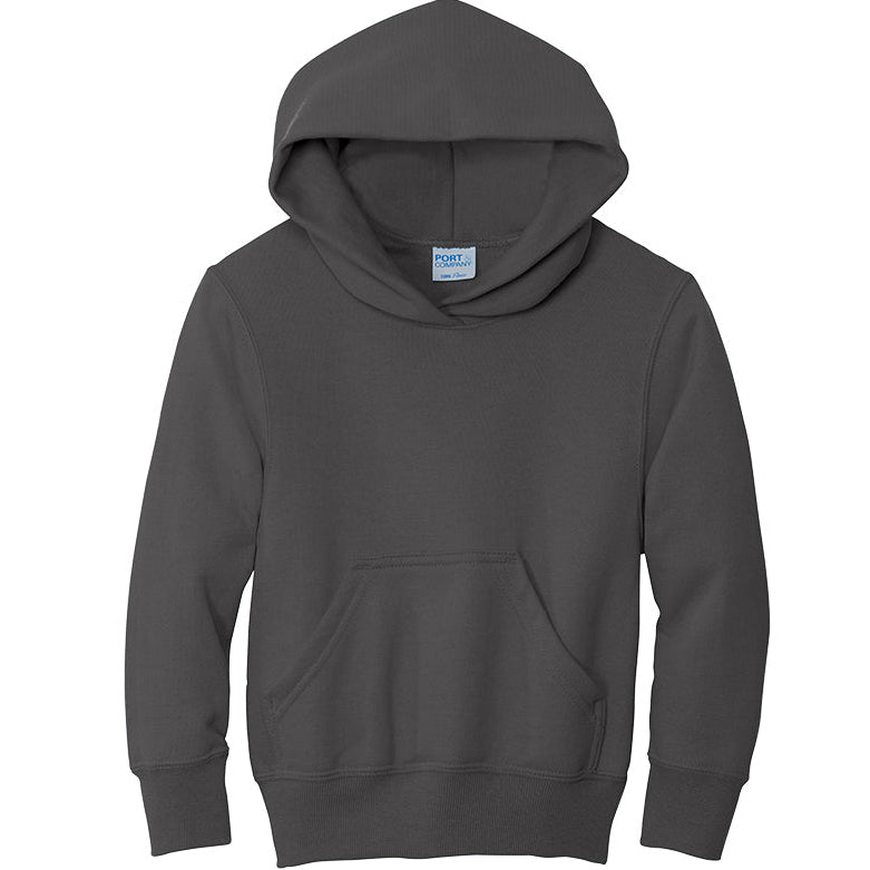 Youth Port & Company® Core Fleece Pullover Hooded Sweatshirt