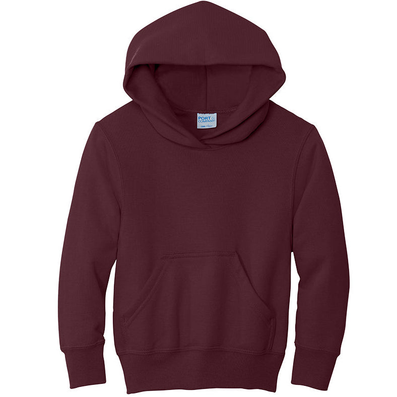 Youth Port & Company® Core Fleece Pullover Hooded Sweatshirt