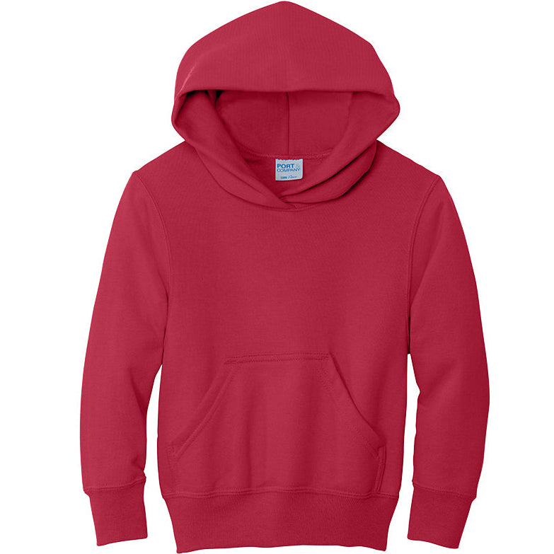 Youth Port & Company® Core Fleece Pullover Hooded Sweatshirt