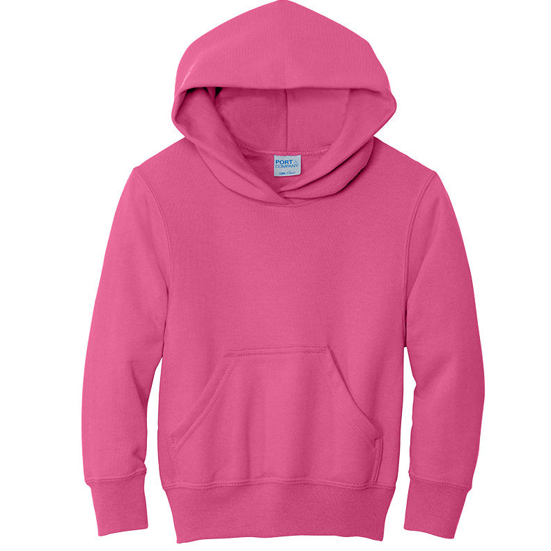 Youth Port & Company® Core Fleece Pullover Hooded Sweatshirt