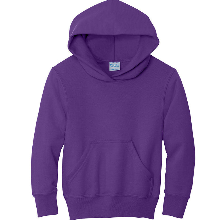 Youth Port & Company® Core Fleece Pullover Hooded Sweatshirt
