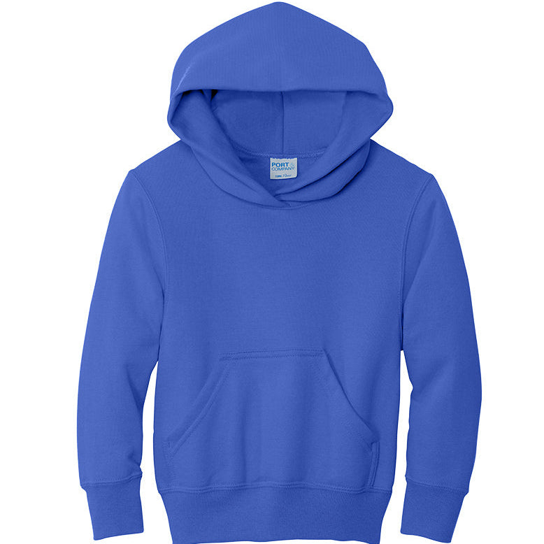 Youth Port & Company® Core Fleece Pullover Hooded Sweatshirt